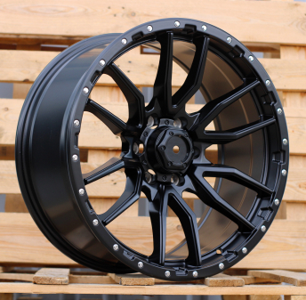 Alu kola Racing Line I6098, 20x9 6x139.7 ET12, černá matná (zátěžová)