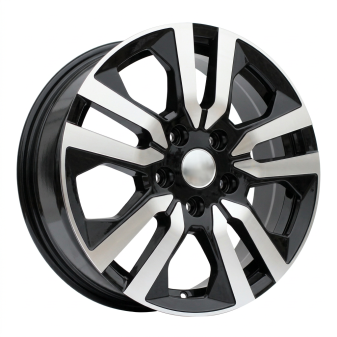 Alu kola Racing Line IN3516F, 17x6 5x114.3 ET50, černá + leštění
