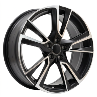 Alu kola Racing Line IN3627F, 17x7 5x100 ET46, černá matná + leštění