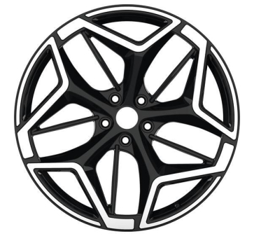 Alu kola Racing Line IN3635F, 19x7.5 5x108 ET50, černá + leštění
