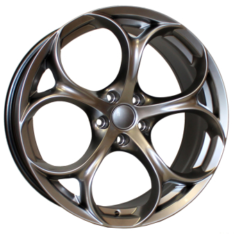 Alu kola Racing Line L1664, 20x8.5 5x110 ET31, titanová metalíza