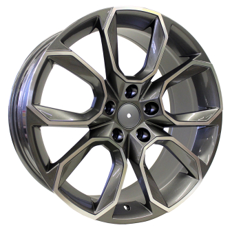 Alu kola Racing Line SK516, 18x8 5x112 ET42, šedivá + leštění