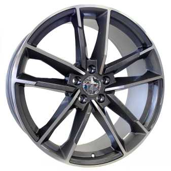 Alu kola Racing Line XFE81, 20x9 5x112 ET32, černá + leštění