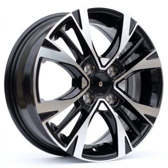 Alu kola Racing Line Y1127, 15x6 4x100 ET51, černá + leštění