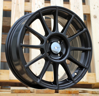 Alu kola Racing Line Y1208, 16x6.5 4x98 ET35, černá matná