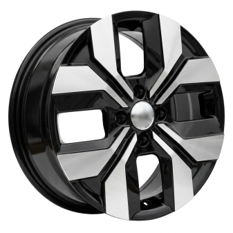 Alu kola Racing Line Y1392, 16x6.5 4x100 ET40, černá + leštění