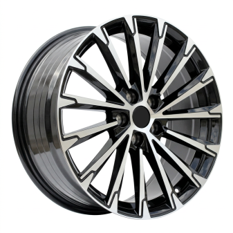 Alu kola Racing Line YF0446, 18x8 5x112 ET45, černá + leštění