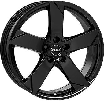 Alu kola RIAL KODIAK, 16x6.5 5x112 ET33, černá lesklá