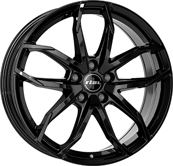 Alu kola RIAL LUCCA, 20x8 5x112 ET45, černá lesklá