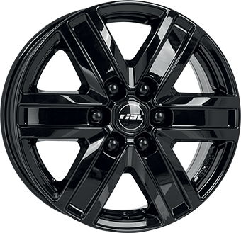 Alu kola RIAL TRANSPORTER 6, 16x6.5 6x120 ET50, černá lesklá (zátěžová)