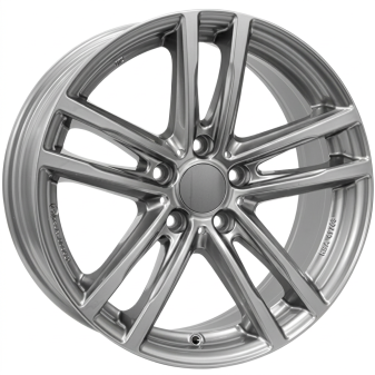 Alu kola RIAL X10, 19x8 5x112 ET57, šedivá lesklá