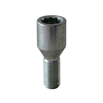 Speciální šrouby na kola M12x1,25x24mm s vnitřní hvězdicí, hlava 23mm, kužel