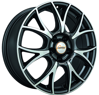 Alu kola SPEEDLINE SL5, 18x7.5 5x120 ET42, černá matná + leštění (zátěžová)