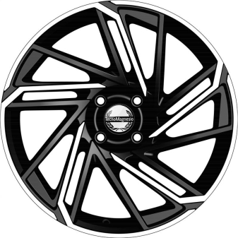 Alu kola TecnoMagnesio EPOWER, 17x7 5x114.3 ET40, černá + leštění