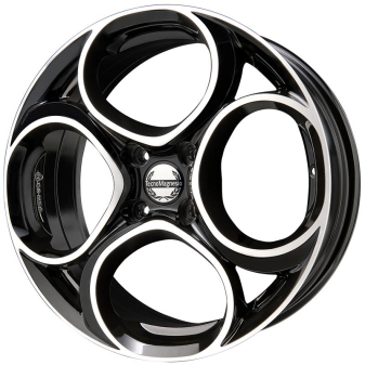 Alu kola TecnoMagnesio JUNIOR 4, 18x7 4x108 ET35, černá + leštění