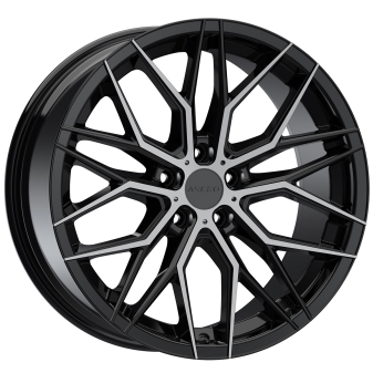 Alu kola Arceo 19141, 19x8.5 5x112 ET35, černá + leštění