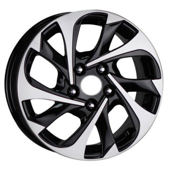 Alu kola AGT 648, 16x6.5 5x114.3 ET35, černá + leštění