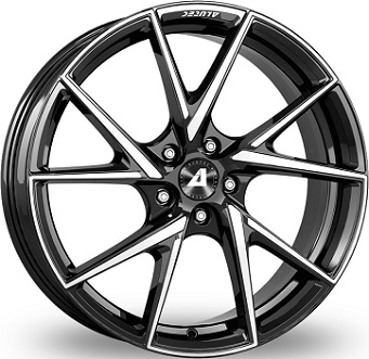 Alu kola ALUTEC ADX.01, 20x8.5 5x112 ET45, černá lesklá + leštění (zátěžová)