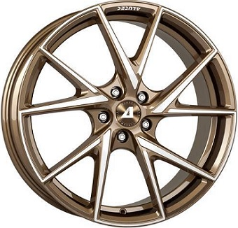 Alu kola ALUTEC ADX.01, 18x7.5 4x100 ET38, bronzová + leštění
