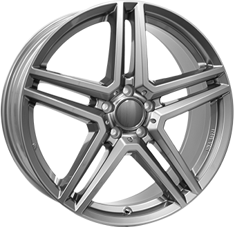 Alu kola RIAL M10, 19x9.5 5x112 ET54, šedivá lesklá