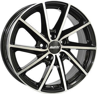 Alu kola ALUTEC SINGA, 16x6.5 5x114.3 ET42, černá lesklá + leštění