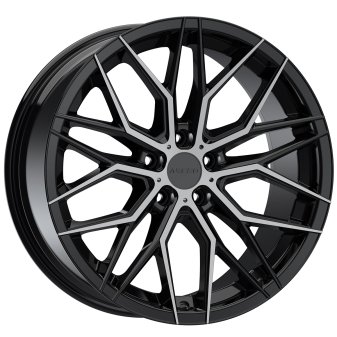 Alu kola Arceo 20141, 20x9 5x112 ET35, černá + leštění