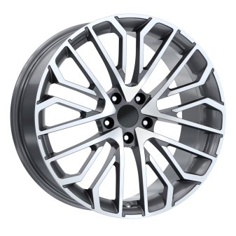 Alu kola Arceo DY1648, 18x8 5x112 ET40, šedivá + leštění (zátěžová)