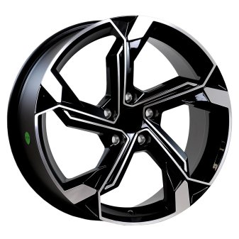 Alu kola Arceo DY1700, 20x9 5x112 ET30, černá + leštění (zátěžová)