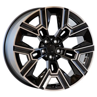 Alu kola Arceo DY1810, 20x10 5x112 ET40, černá + leštění (zátěžová)