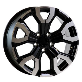 Alu kola Arceo DY1886, 16x6.5 5x114.3 ET35, černá + leštěný límec