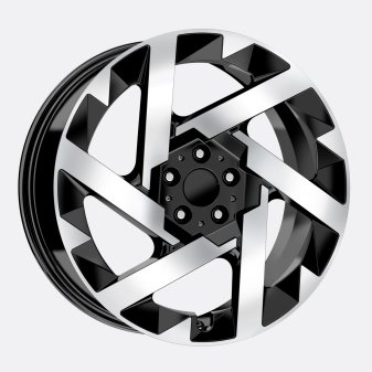 Alu kola Arceo DY1898, 18x7.5 5x112 ET40, černá + leštění