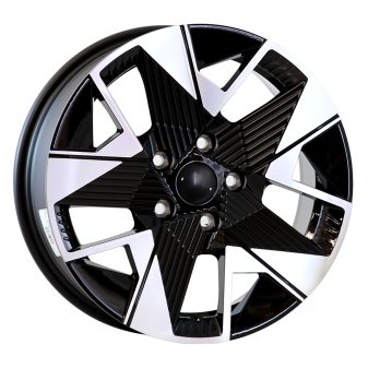 Alu kola Arceo DY1946, 16x6.5 5x114.3 ET35, černá + leštění