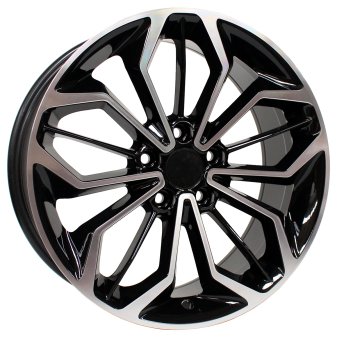 Alu kola Arceo DY397, 17x7.5 5x108 ET45, černá + leštění