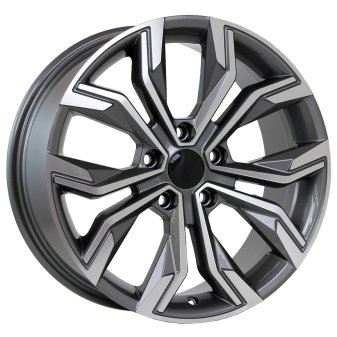 Alu kola Arceo DY668, 18x7.5 5x114.3 ET40, šedivá + leštění