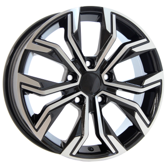 Alu kola Arceo DY668, 18x7.5 5x114.3 ET40, černá + leštění