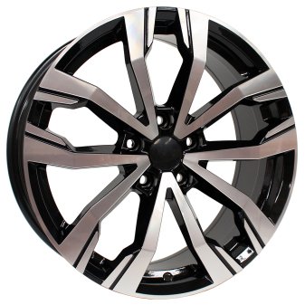 Alu kola Arceo DY745, 15x6 5x100 ET35, černá + leštění
