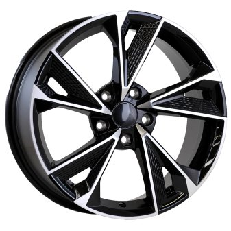 Alu kola Arceo DY807, 17x7.5 5x112 ET35, černá + leštění