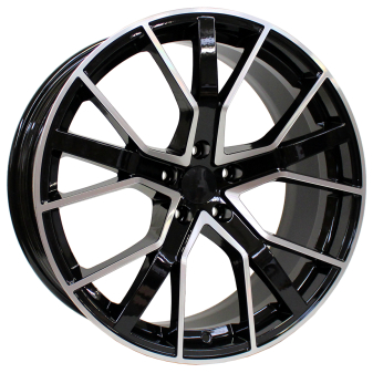 Alu kola Arceo DY839, 19x8.5 5x112 ET40, černá + leštění