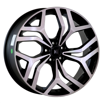Alu kola Arceo DY880, 20x8.5 5x108 ET45, černá + leštění (zátěžová)