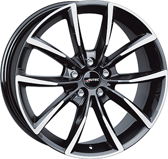 Alu kola AUTEC ASTANA, 21x9 5x108 ET43, černá lesklá + leštění (zátěžová)