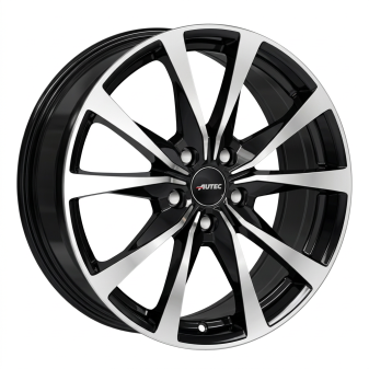 Alu kola AUTEC BRIXEN, 17x7 5x112 ET40, černá lesklá + leštění