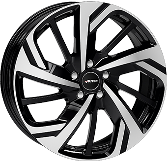 Alu kola AUTEC RIXON, 18x7.5 5x114.3 ET40, černá lesklá + leštění (zátěžová)