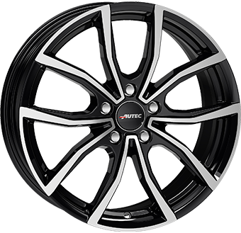 Alu kola AUTEC VIDRON, 15x6 5x114.3 ET40, černá lesklá + leštění