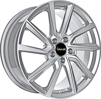 Alu kola AVUS VELGEN AC-518, 17x7 5x100 ET38, stříbrná metalíza