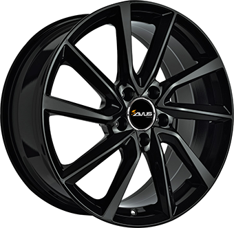 Alu kola AVUS VELGEN AC-518, 19x8 5x114.3 ET40, černá lesklá