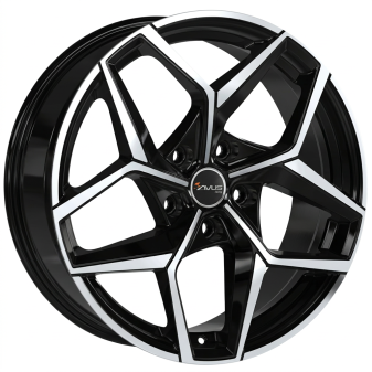 Alu kola AVUS VELGEN AC-523, 19x8 5x114.3 ET40, černá lesklá + leštění (zátěžová)