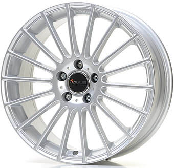 Alu kola AVUS VELGEN AC-M03, 18x8 5x110 ET35, stříbrná metalíza