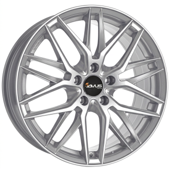Alu kola AVUS VELGEN AF19, 17x7.5 5x114.3 ET40, stříbrná metalíza