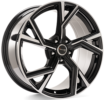 Alu kola AVUS VELGEN AF20, 21x9 5x112 ET30, černá lesklá + leštění (zátěžová)