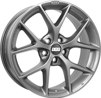 Alu kola BBS SR, 18x8 5x114.3 ET50, šedivá matná